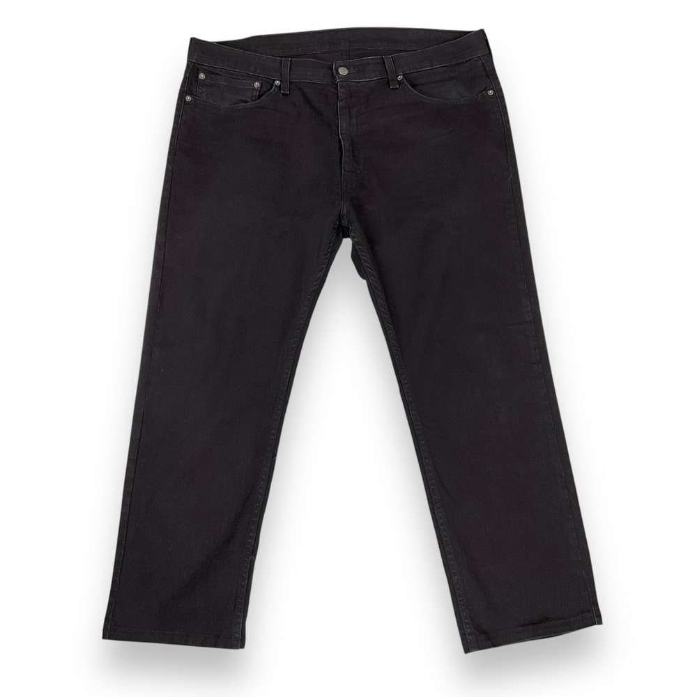 Levis Jeans Men 38x30 (ACTUAL 40x27.5) Black 550 Relaxed Fit Denim Baggy Loose